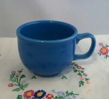 Fiestaware Peacock Jumbo Mug Fiesta 18 oz Retired Blue Soup Mug