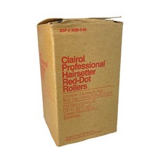 Clairol Hairsetter Rollers Replacement Red Dot Hot Small SL02 Set of 12 NOS VTG