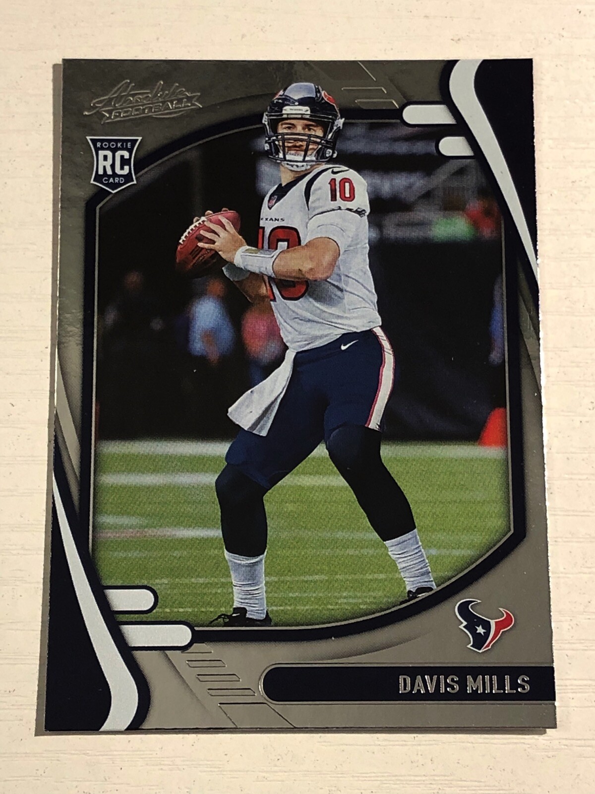 2021 Panini Absolute Foil Davis Mills Texans RC 123