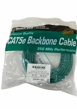 BLACK BOX EYN859MS-0050 CAT5E SOLID CONDUCTOR BACKBONE CABLE, 350-MHZ, PK OF 2