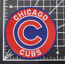 Chicago Cubs 4" Iron /Sew On Embroidered Patch  Free Tracking 