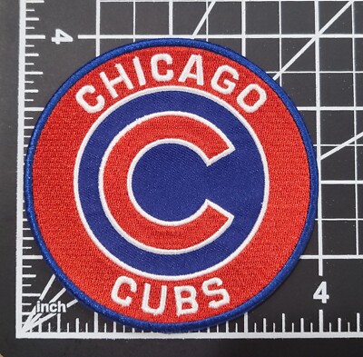 Chicago Cubs 4'' Iron /Sew On Embroidered Patch ~ Free Tracking!