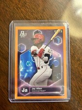 2022 Bowman Platinum Jay Allen Precious Elements Orange /25- Cincinnati Reds 