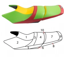 Custom Yamaha 2012-2018 FX SHO fx ho Seat Cover Blacktip  you pick color Blackti