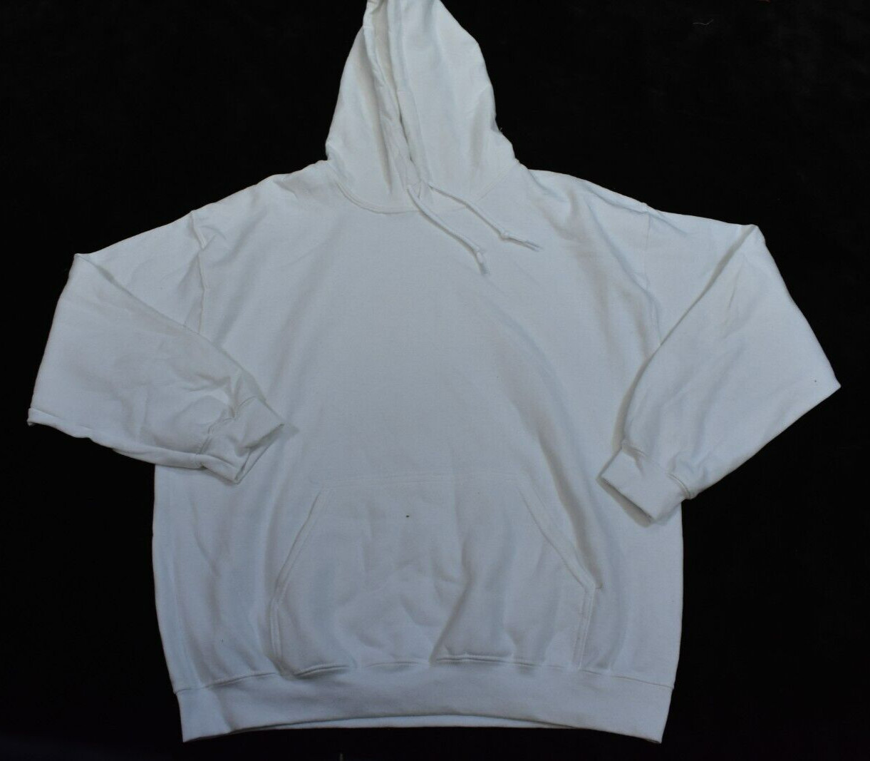 Gildan Heavy Blend Blank Pullover Plain White Hoodie Mens Large Bulk Lot Of 6