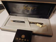 RARE USA MADE 1992 Cross Signature Black  23KT Gold 0.5mm Pencil 300 Gift
