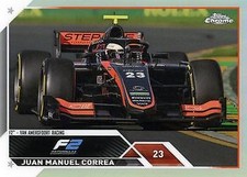 Juan Manuel Correa 2023 Topps Chrome #143 Refractor Van Amersfoort Racing F2