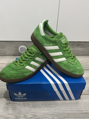 adidas green spezial trainers