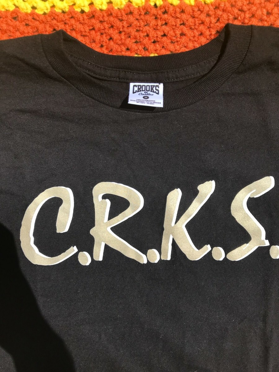 Crooks and Castles t shirt Size Medium CRKS  "Can't Resist Killin' " Rare View 2
