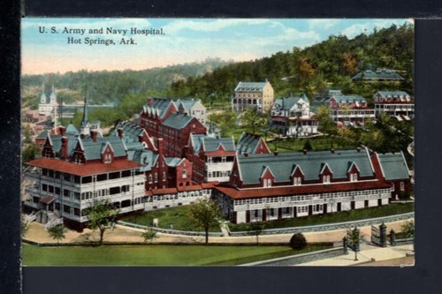 Postcard - Hot Springs Nat'l Park Arkansas - Hospital | eBay