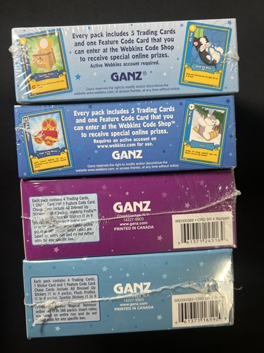 Webkinz Booster Box Series 1 2 3 4 Complete Set Box 36 Packs Ganz CCG 4 Boxes! - Picture 6 of 8