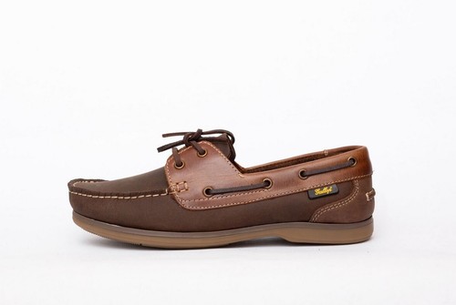 Gallop Ladies Deck Shoes, Brown or Navy, Womens - Picture 2 of 11