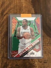 2019-20 Panini Mosaic Basketball Will to Win Kawhi Leonard Green No. 4