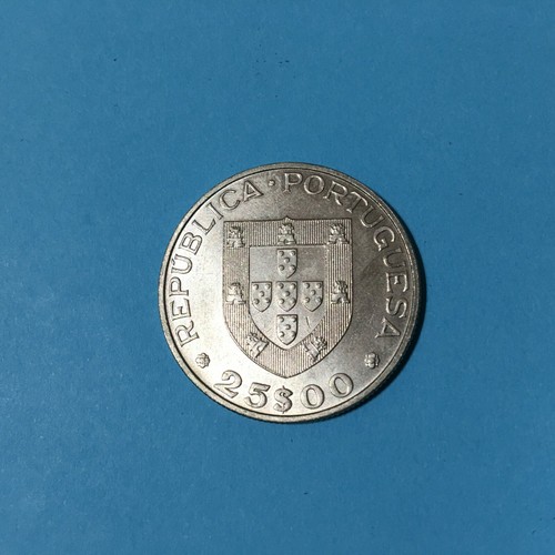 PORTUGAL 25 ESCUDOS 1986 KM # 635 UNC. - Picture 2 of 2