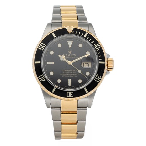 Rolex Submariner Date 16613 Black Dial 