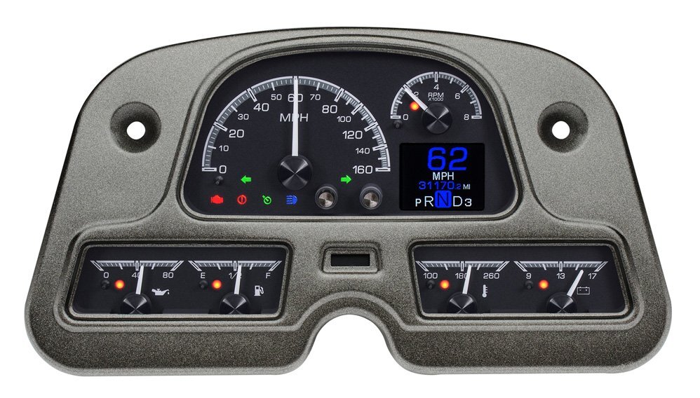 Dakota Digital 1962-1984 Toyota FJ HDX Black Analog Gauge Kit HDX