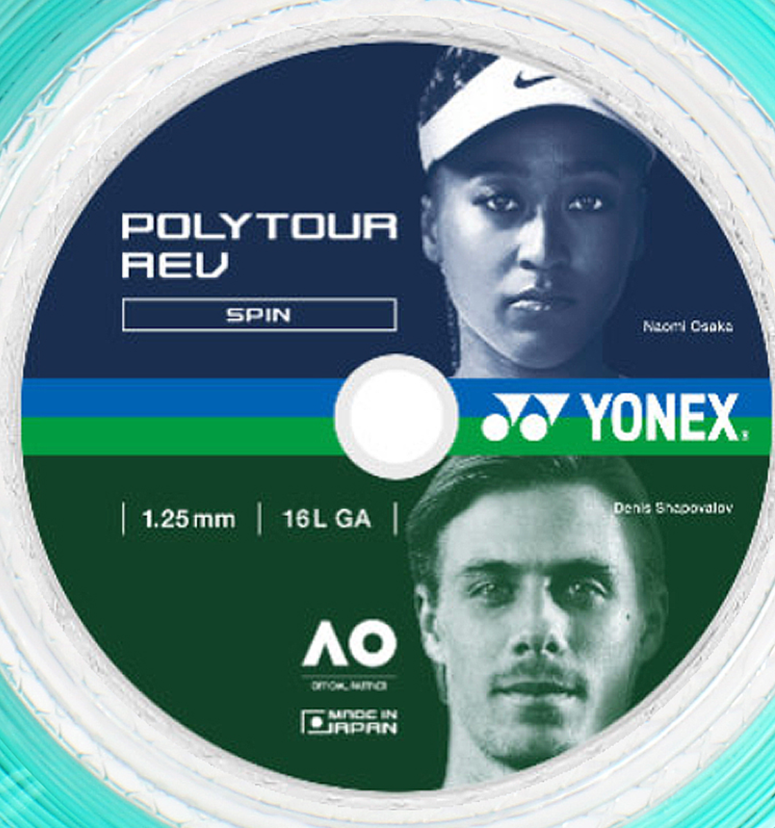 Yonex Poly Tour Rev 1.25mm 200m 16L gauge Tennis String Poly Reel