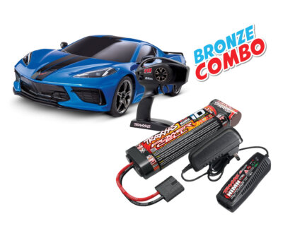 Traxxas Corvette C8 4Tec 3.0 blau Bronze Combo TRX93054-4-BLUE-BRONZE-COMBO 