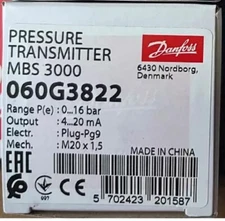NEW DANFOSS MBS3000 060G3822 Pressure Transmitter