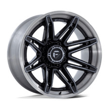 22x10 Fuel Off-road Brawl Fc401 Gloss Black And Brushed Ddt Rim 8x170 -18mm