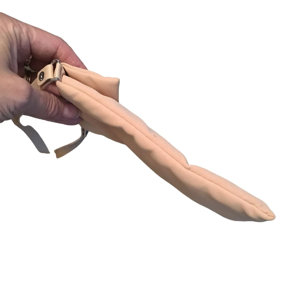 Bolsa tiracolo Vogue MBB Eyewear mini estojo capa macia nude - Imagem 4 de 4