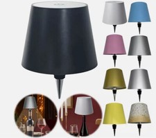 LED Flaschenaufsatz Tisch-Lampe Flaschen-Leuchte Deko-Licht Dimmbar Akku DE