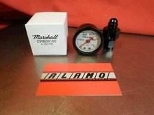 Fragola 495006-BL BLACK 8AN Gauge Adapter Marshall Fuel Pressure Gauge CWB00100