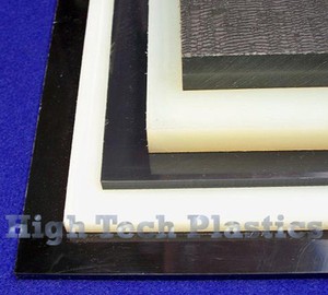 .500/" x 12/" x 24/" Natural Color HDPE Plastic Sheet Polyethylene Panel FDA NSF