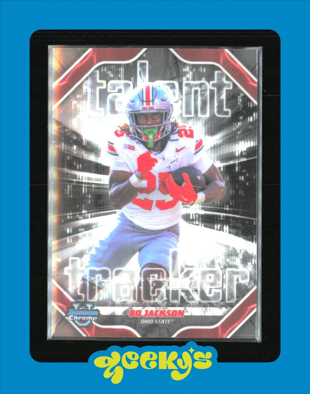 Bo Jackson Talent Tracker 2026 Bowman Football #TT-10 Ohio State Buckeyes $2MIN