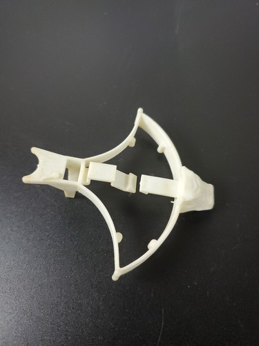 Vtg MOTU He-Man Hordak tan white CROSSBOW Bow MALAYSIA Weapon Accessory Part