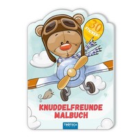 TröTsch Knuddelfreunde Malbuch: BeschäFtigungsbuch Ausmalbuch Stickerbuch Kinder