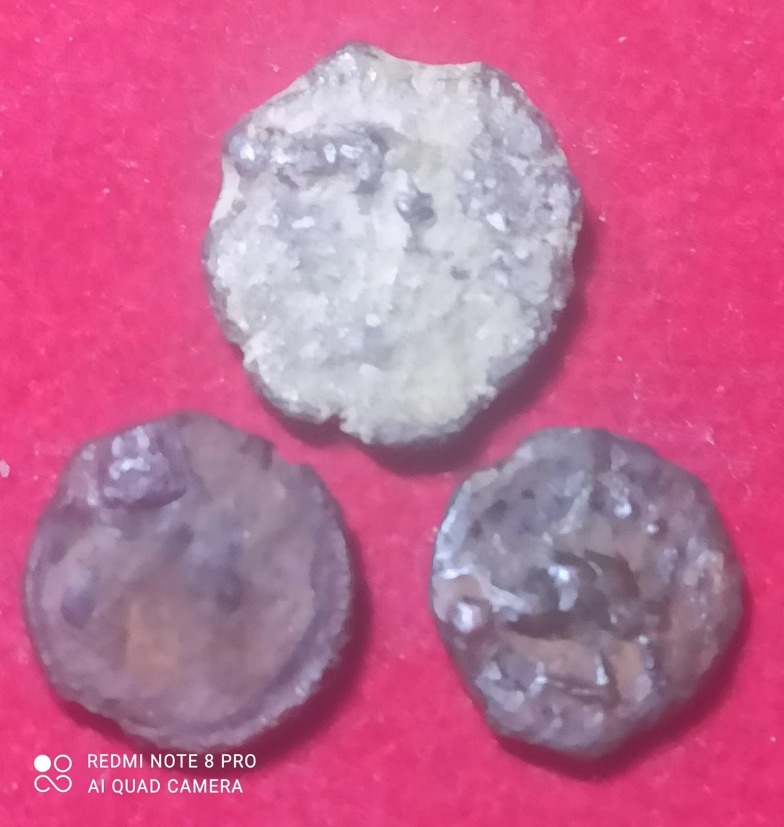 Hispania. 3 Monedas De 1/8 De Calco De EBUSUS ( ibiza)
