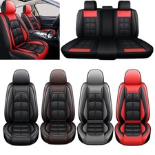 Faux Leather Seat Cover Full Set Front For Toyota Corolla Camry Rav4 Chr Prius