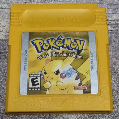 Pokemon Yellow Version Special Pikachu Ed. GameBoy Authentic New Battery 