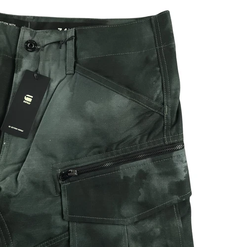 G Star Raw Pants 34x34 Mens Rovic 3D Regular Tapered Cargo Camo Hammer Ripstop - Picture 14 of 15