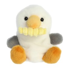 New Aurora Plush Buoy Seagull with French Fry Palm Pal, 5"