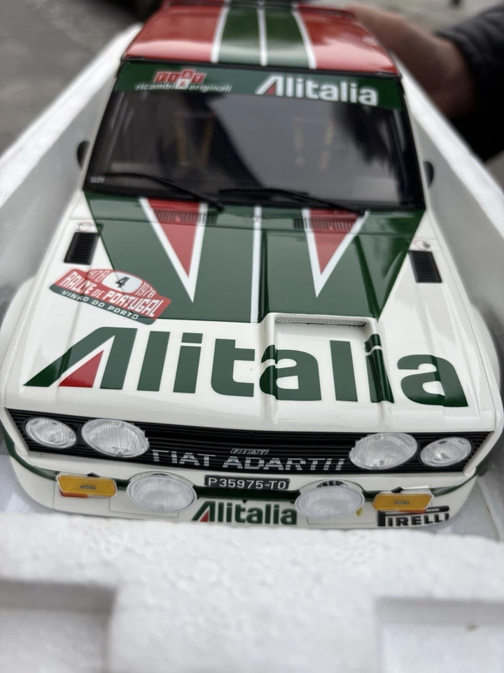 Fiat 131 Abarth”Alitalia”1st Rally Portugal 1978#4 Alen/kivimaki Ottomobile 1/12 - Immagine 4 di 4