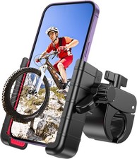 Bike Phone Mount Camera Friendly Motorcycle Scooter 360 Rotate 4.5-7 Inch