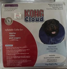 KONG Cloud Inflatable Protective Dog Cone Collar X-Large - Neck 20-25"