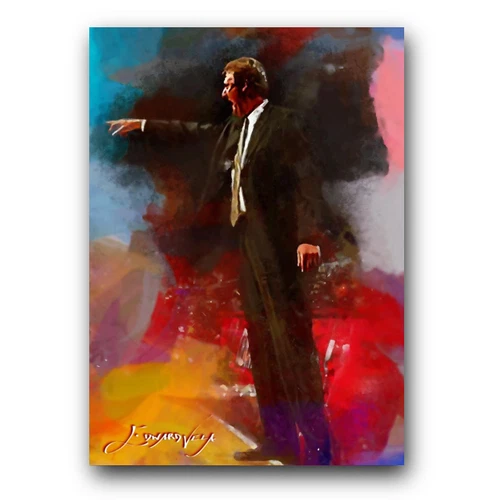 Larry Bird #40 Art Card Limited 37/50 Edward Vela Signed (Indiana Pacers)