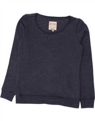Fat Face Damen Sweatshirt Pullover UK 10 Small dunkelblau Baumwolle BW20
