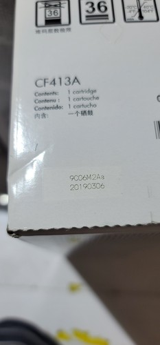 TONER ORIGINAL SELLADO HP LASERJET 410A CF410A, CF411A, CF412A, CF413A *CANTIDAD - Imagen 4 de 4