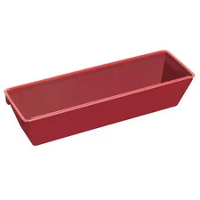 Hyde 09060 Drywall Mud Pan, 12-1/2 In, Plastic, Red