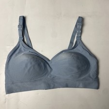 Warner's Easy Does It Blue Wireless Lift Convertible T-Shirt Bra Size Large