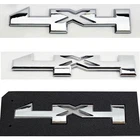 2pc 4x4 Fits GMC Canyon Sierra Fender Door Badge Emblem Nameplate Chrome