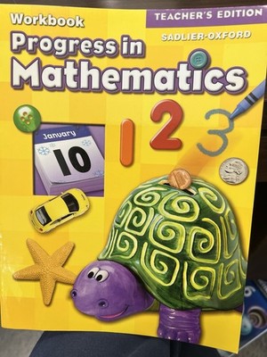 Progress in Mathematics Grade K Teachers Edition Workbook Sadlier Oxford