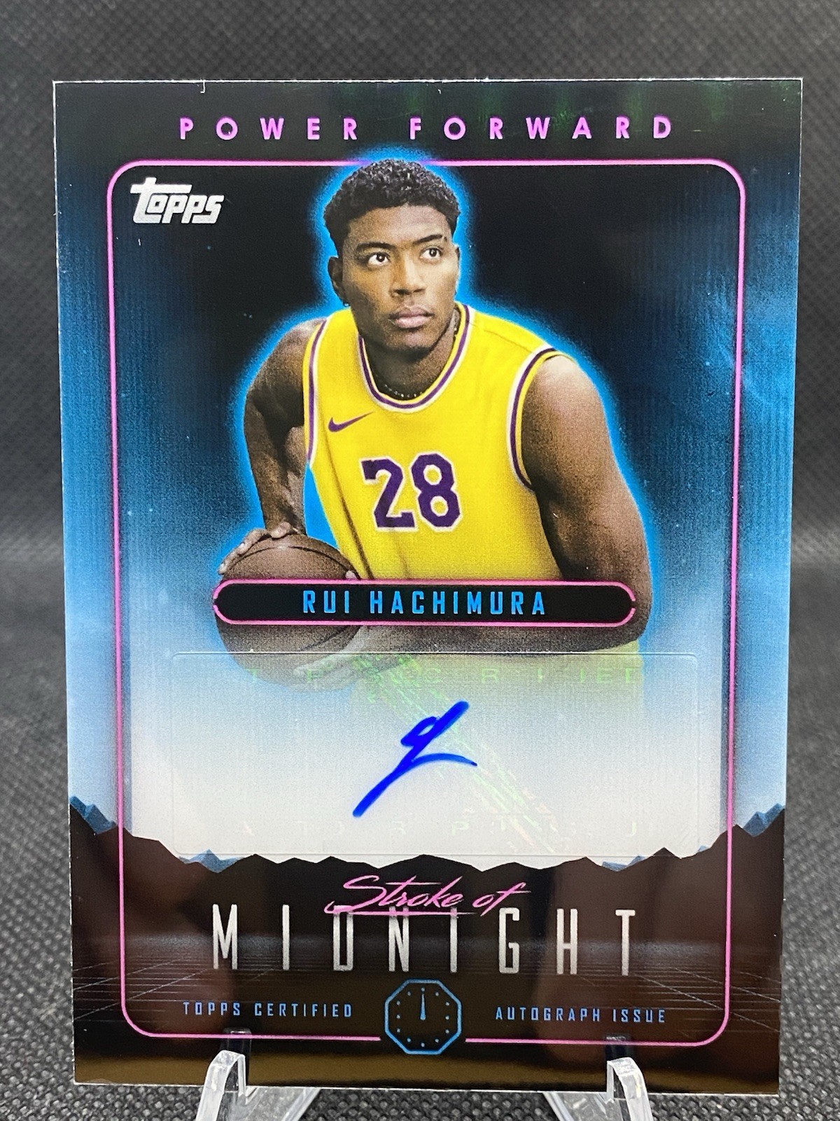2024 Topps Midnight RUI HACHIMURA Auto Signatures Stroke Of Midnight #SMA-RH