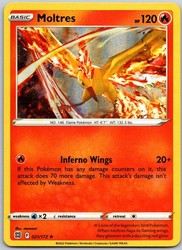 Moltres 021/172 Brilliant Stars Holo Rare