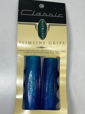 Genuine classic BLUE GLITTER Schwinn Stingray SLIMLINE bicycle GRIPS