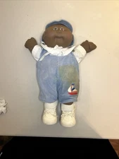 VTG 1985 Cabbage Patch Kids Preemie Doll African American Boy Corduroy Sailboat